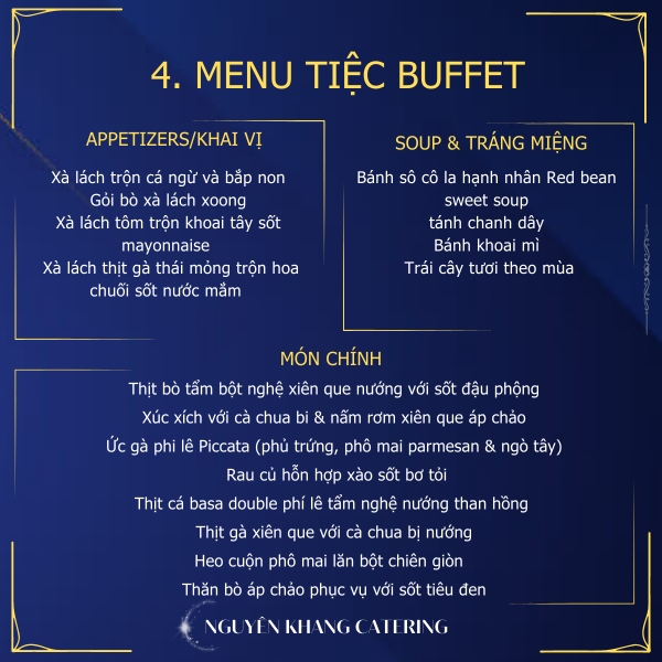 Menu Tiệc Buffet(4)